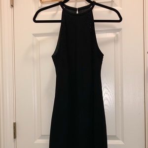 NWOT Jones New York Black Halter Midi Dress